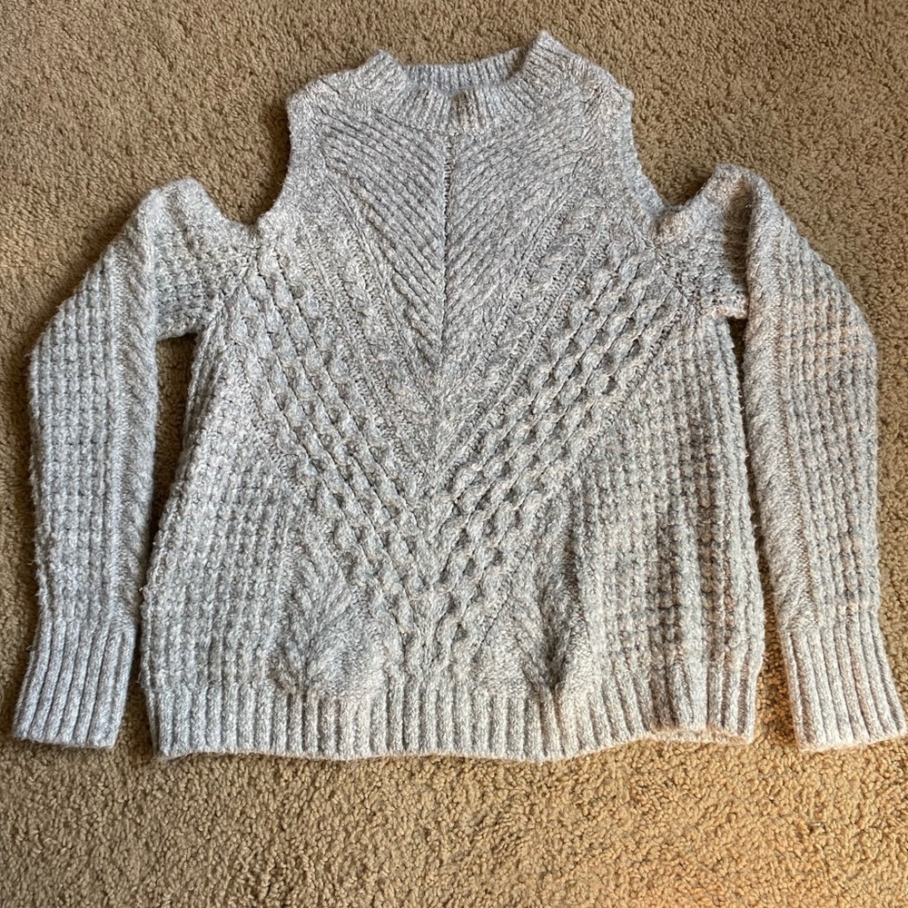 Express Cold Shoulder Sweater